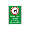 Safety First Display LTD Please clean up after your dog!