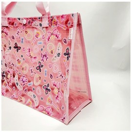 Pool Bag Beach Bag Boys Girls Pool Beach Children Transparent Waterproof Primary School Kindergarten Plastic Bag Dinosaur Unicorn (LP Ribbon)