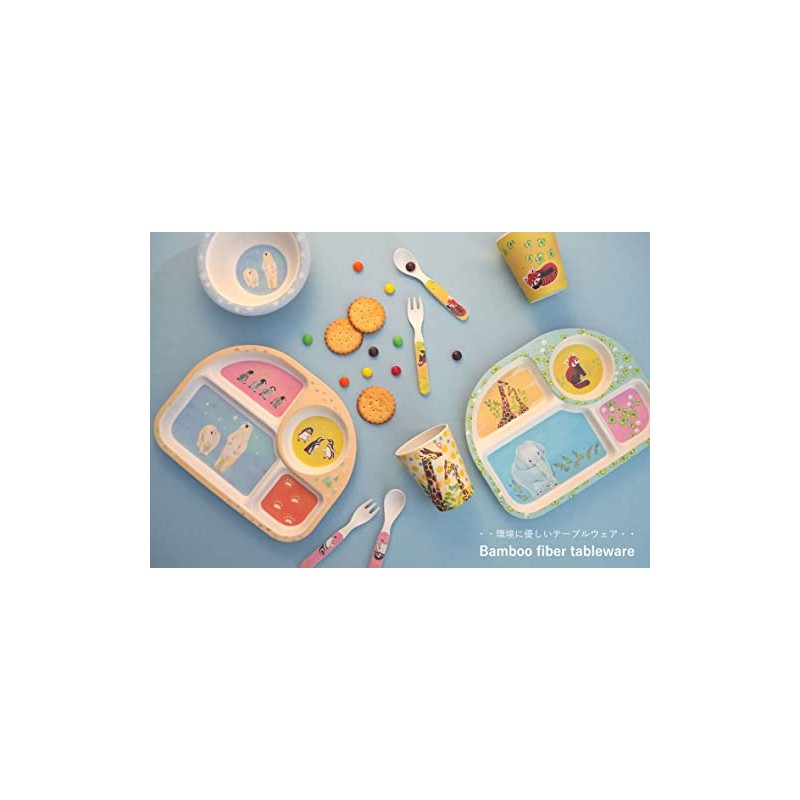 AQUA Miscellaneous Goods Bamboo Fiber Lunch Plate Aquarium