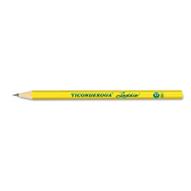 Dixon 13040 Ticonderoga Laddie Woodcase Pencil w/o Eraser, HB #2, Yellow, Dozen