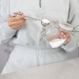 Fox Run Bag Spoon Clip, Coffee Measuring Spoon with Bag Clip, 1 Tablespoon