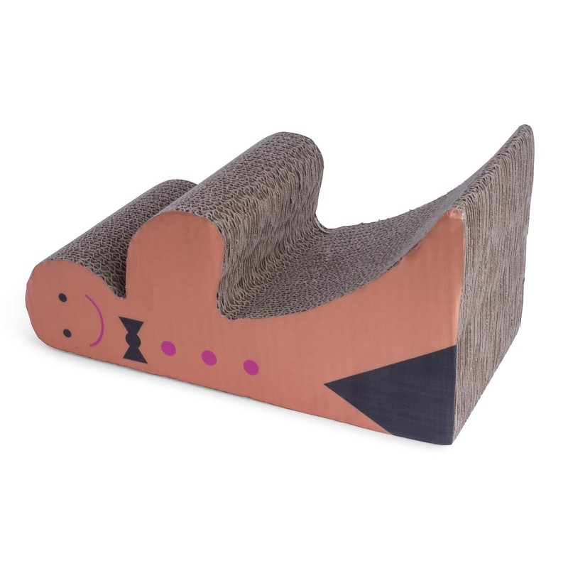 Petface Gingerbread Man Cardboard Scratcher Pack of 1, Brown