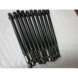 10 IMPACT 3/8" POWER EXTENSION 6" BIT SOCKET DRIVER FITS DEWALT DRILL SCREW GUNS
