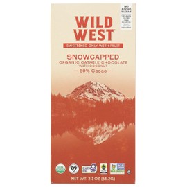 Wild West Organic Snowcapped Oatmilk Chocolate Bar, 2.3 OZ