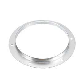 PATIKIL 8" Duct Connector Flange, Metal Straight Pipe Exhaust Flange Duct Mounting Plate for Heating Cooling Ventilation HVAC System, Galvanized Steel