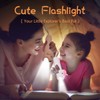 LEDHOLYT Kids Flashlight - Cute Silicone Dog Toy Light with