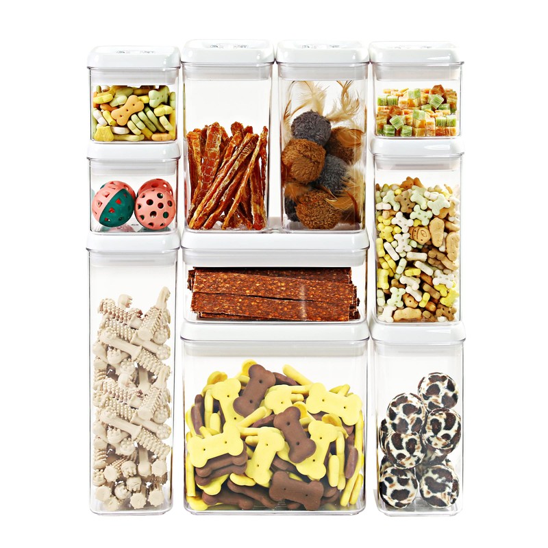 Felli Flip Tite Storage Container with Lid 4” RECTANGULAR Airtight