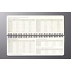 SIGEL C2682 Desk Calendar Landscape Calendar 2026, Large, Dark Blue,