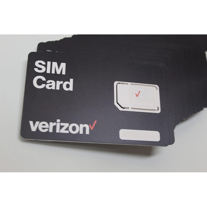 10 Pack Verizon Wireless 4G LTE SIM Card - All