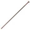 Westbrass D124-11 3/8" x 20" Brass Flat Head Toilet Riser Supply Line, Antique Copper
