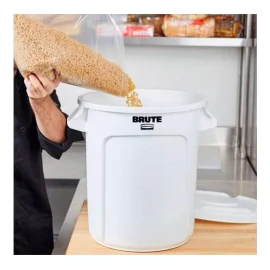 Rubbermaid Contenedor Redondo Brute 75.7 Litros Con Tapa