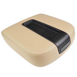 Center Console Armrest lid Cover Compatible with 2007-2013 Silverado Tahoe Suburba Avalanche Sierra Yukon XL Arm Rest Center Console Cover Lid, Replac OE 19328711, Beige