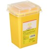 As One Navis Disposable Needle Box, Yellow, 3.3 gal (1 L), 1 Piece