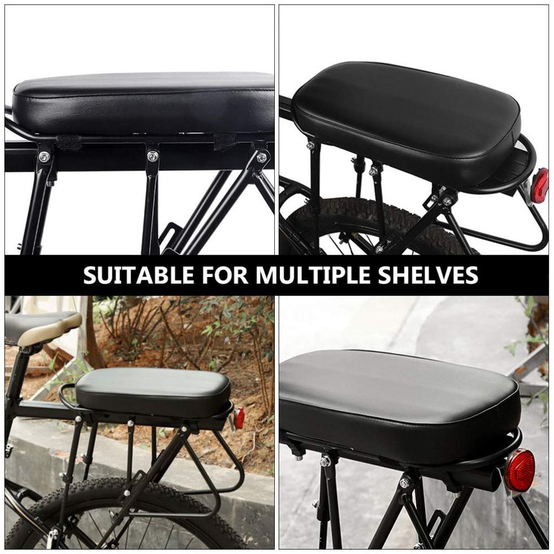 WINOMO Bike Back Seat PU Leather Bicycle Manned Cushion Mountain