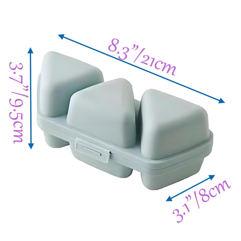 Yeanifeana 6 in 1 Sushi Mold for Onigiri Rice Balls,