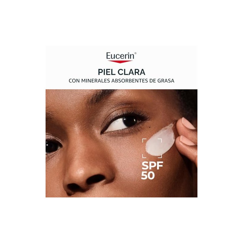 Eucerin - Loción de protección solar facial Sun Oil Control