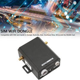 Industrial 4G LTE Router 150Mbps with 16 User Support, Nano SIM Card Slot, 2 Antennas, Worldwide Compatibility for WiFi Sharing (US Plug)