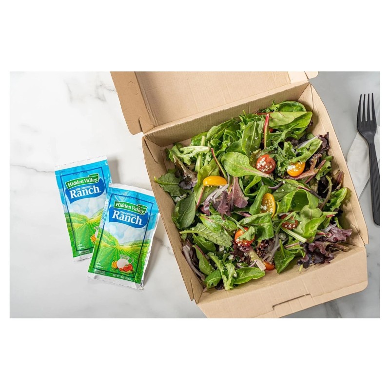 Hidden Valley Original Ranch Dressing Single Serve 1.5oz Packets (Pack