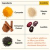 KURK Essential Liquid Turmeric Supplement, Turmeric Curcumin Drops, Oil for