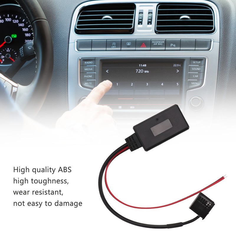 12 Pin Bluetooth AUX Wireless Module Adapter with Radio Removal