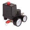 Air Compressor Pressure Switch 1/4in 4 Holes Controller Regulator Valve