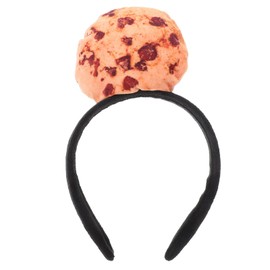 FRCOLOR Plush Cookie Headband for Carnival and Parties, Funny Carnival Headpiece for Girls, Cartoon Design, Party Accessory