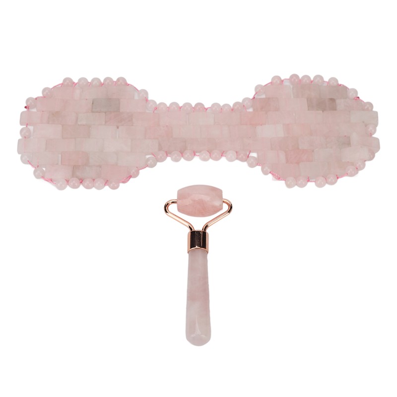 2pcs Jadestone Eye Pad Roller Set Reduce Dark Circles Promote