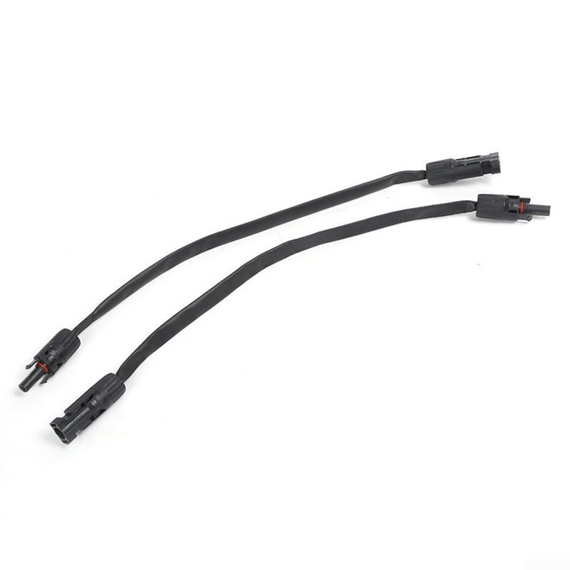 Pack of 2 Solar Cable 50 cm Copper PV Solar