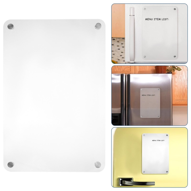 Operitacx Magnetic Board Acrylic Dry Wipe Clean for the Fridge