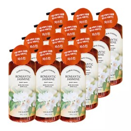 LG 엘지 온더바디 플로럴 가든 바디워시 로맨틱 자스민향 950g 12개 샤워 LG On The Body Floral Garden Body Wash Romantic Jasmine Scent 950g 12 Pieces Shower