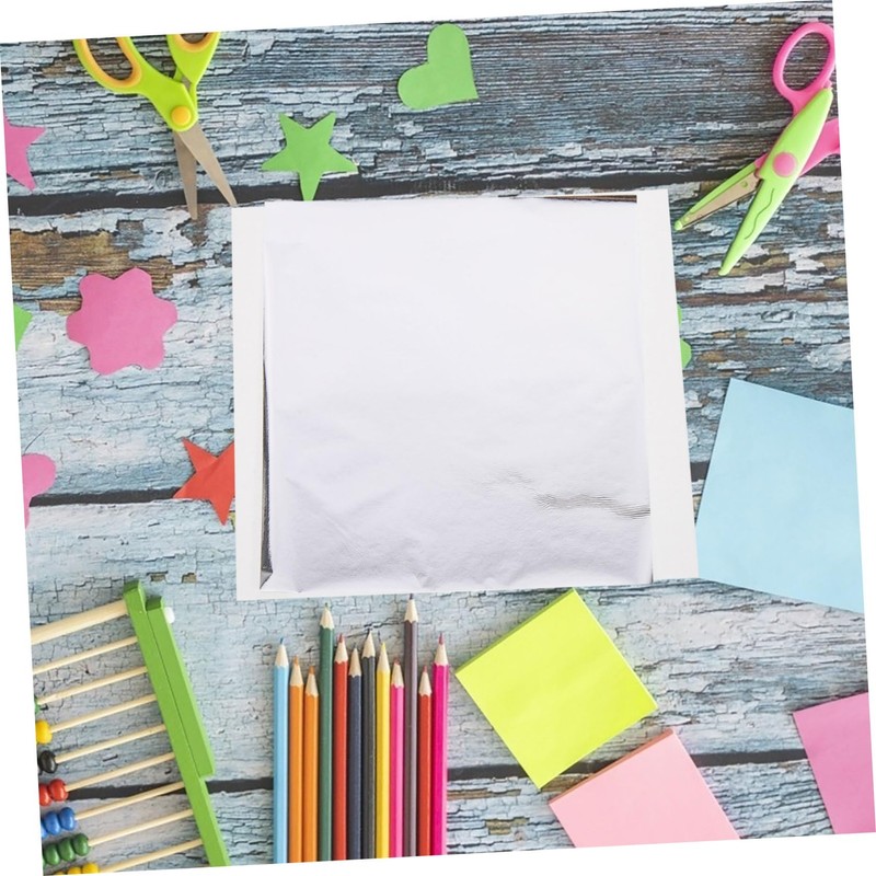 LALAFINA Shiny Gold Foil Transfer Sheets 200 Sheets Pack Heat