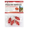 Little Giant Poultry Nipple (4-Pack) Gravity Fed Water Nipples for
