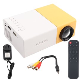 Mini Stylish Home Theater Portable LED Projector High Definition Support 1080P HDMI VGA Multimedia Player