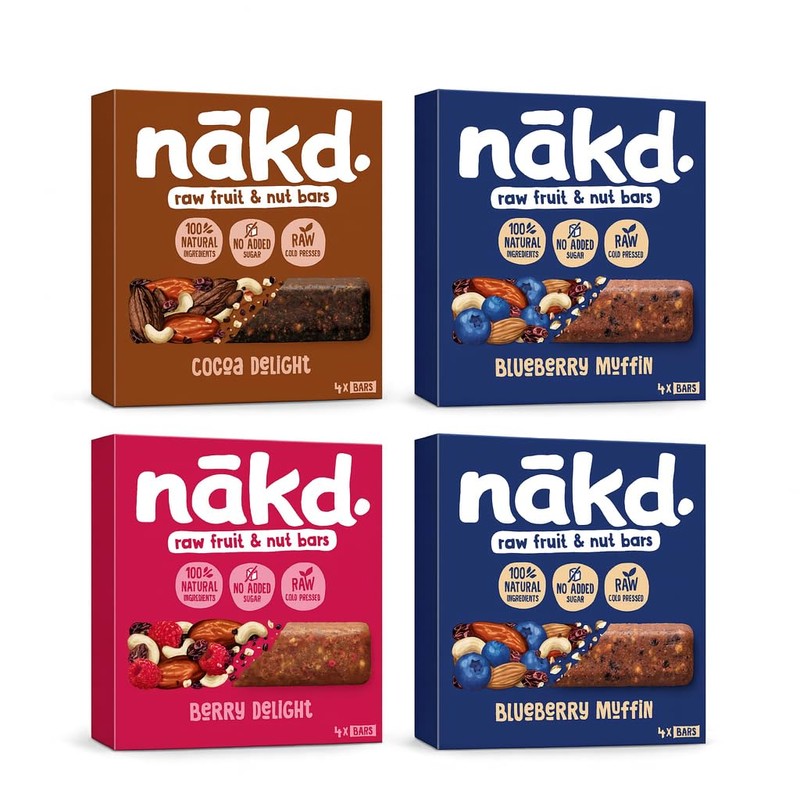 Nakd Pack Multisabores Barritas Raw 16 x 35g
