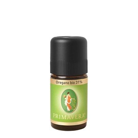 PRIMAVERA Ätherisches Öl Oregano bio 31% 5 ml - Aromaöl, Duftöl, Aromatherapie - erwärmend, anregend - vegan