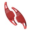 2pcs Steering Wheel Shift Paddle Extension Red ABS Replacement for