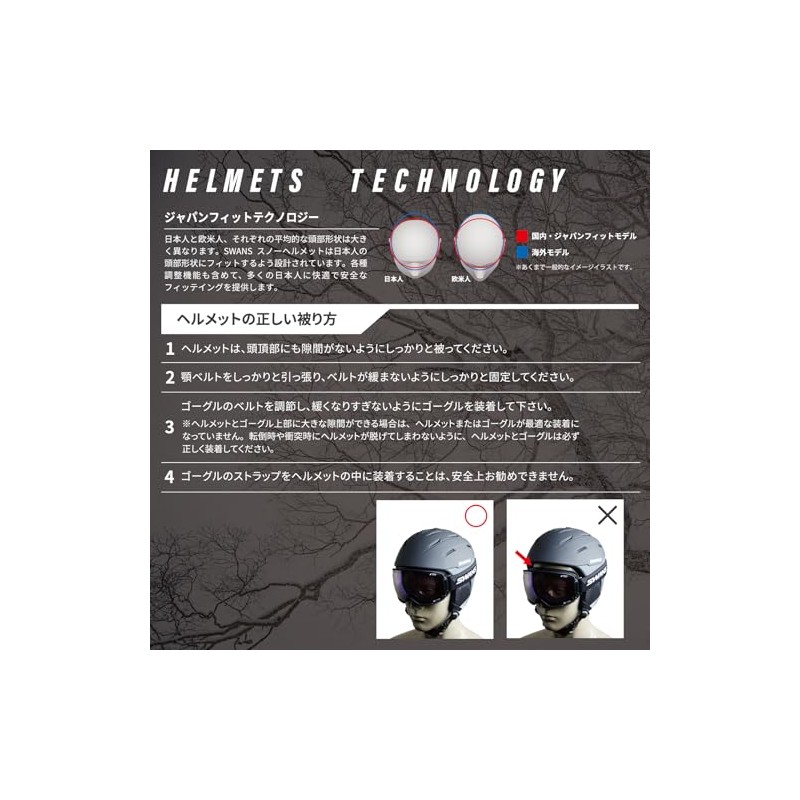 SWANS(スワンズ) Ski Snowboard Helmet for Children H-461R P1 BL Blue