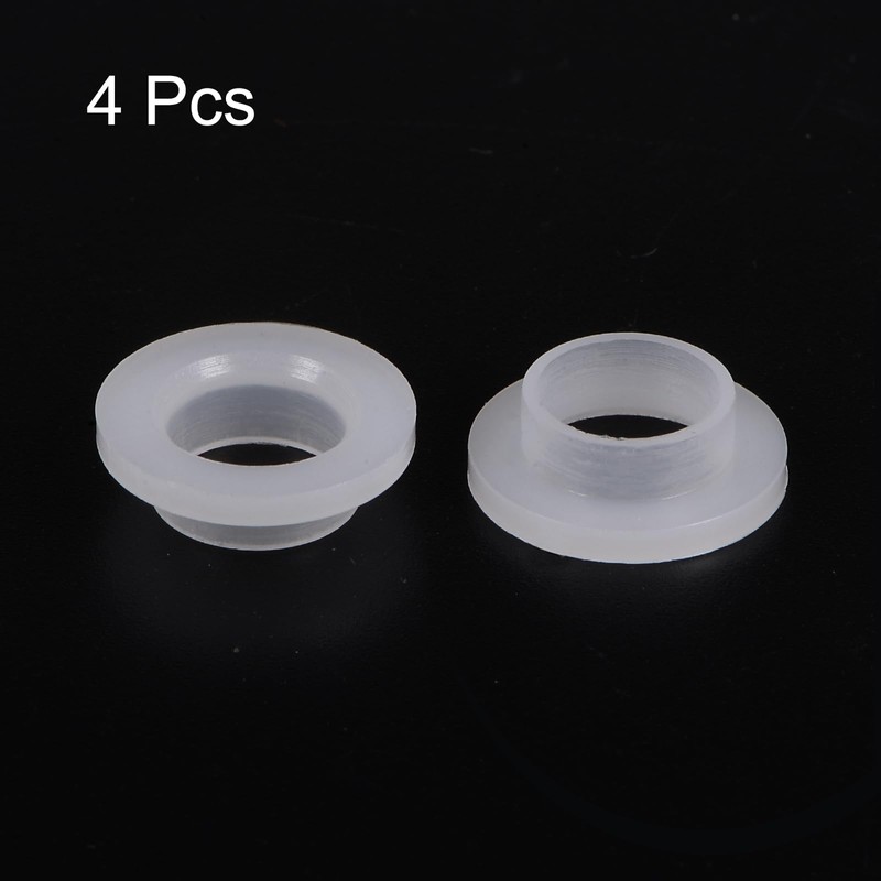 QUARKZMAN 4 Pcs Flange Sleeve Bearings, 10mm ID, 12mm OD,