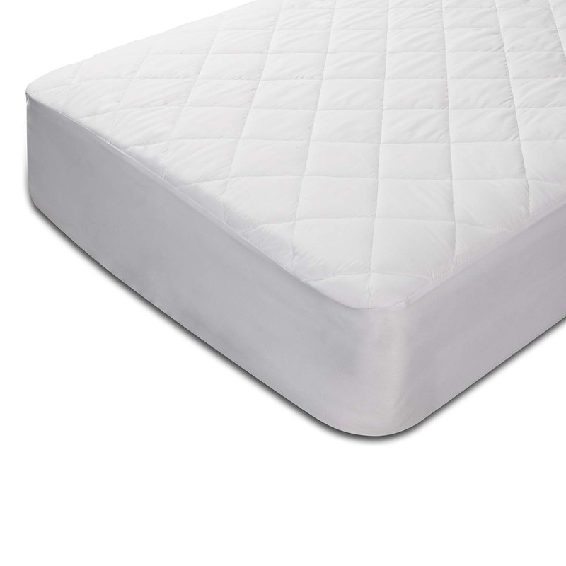 Pikolin - Quilted Fibre Mattress Protector&nbsp;&ndash;&nbsp;Waterproof, anti-dust mite, white Cama