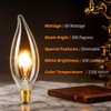 SUSLUM 12-Pack E12 Chandelier Light Bulbs 60W Warm White 2700K