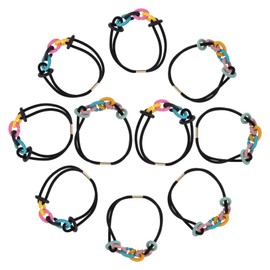 PACKOVE 10 Pcs Colorful Ponytail Holders Elastic Hair Ties for Women and Bright Candy Colors