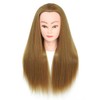 26" Mannequin Head High Temperature Resistant Hair Professional Hairdressing Training