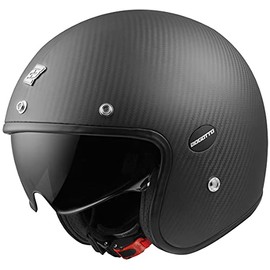 Bogotto V587 Carbon Jet Helmet, Carbon Matt, XS