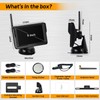 Inefala Wireless Reversing Camera with 5 Inch HD IPS Monitor,