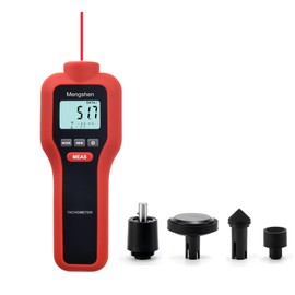 Digital Tachometer, Mengshen 2 in 1 Non-Contact & Contact Speed Meter Rotation Tester - M522