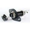 Mono guitar jack socket end pin/button in black long body