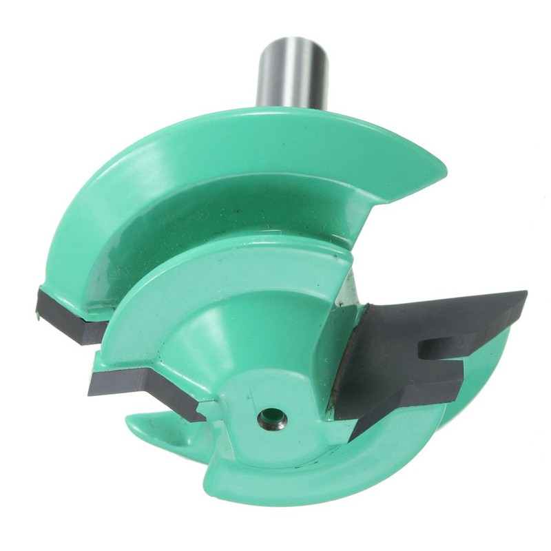 Yakamoz 45 Degree Lock Miter Router Bit, 1/4" Shank Green