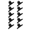 10Pcs Hinge Clips Large Metal Hinge Binder Clips for Paper