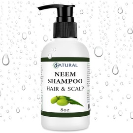 Zatural - Naked Neem - Neem Shampoo, Natural Soothing Scalp Shampoo (8oz Shampoo)