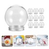 BUGUUYO Snow Globe Pack of 10 Mini DIY Snow Globes